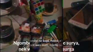 🔴story wa minum kopi di waktu ||  pagi ||temani segelas kopi hitam
