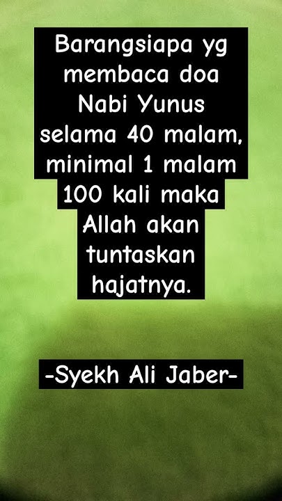 Syekh Ali Jaber Doa Agar Hajat Cepat Terkabul amalan syekh-ali-jaber-doa-agar-hajat-cepat-terkabul-amalan