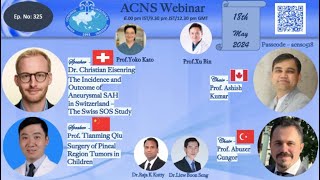 ACNS Webinar -  May 18 - The Swiss SOS Study & Pineal Surgery in Children