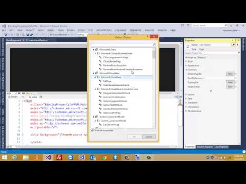 Binding a Property in XAML