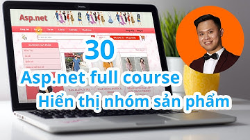 30. Hiển thị nhóm sản phẩm trên website - Thiết kế website bán hàng bằng asp.net webforms