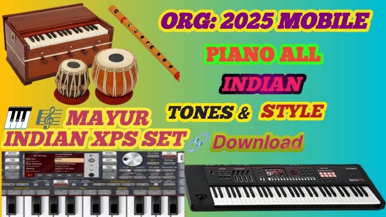 🎹 Mayur ORG 2025 Indian Sound Set Free download comment subscribe like