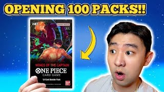 OPENING 100 PACKS OF OP-06 WINGS OF THE CAPTAIN!!