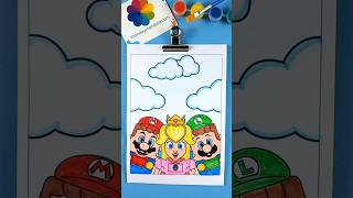 Super Mario Lego 😁😁 #coloring #mariobros #peach #luigi #supermario #lego #shorts  #supermariomovie