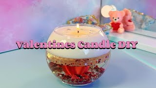 Aesthetic Valentine’s Candle DIY | Cozy ASMR Sounds for Relaxation