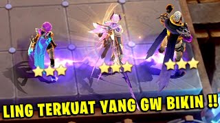 LING GINIAN GAK NGOTAK DAMAGENYA! - Magic Chess Mobile Legends