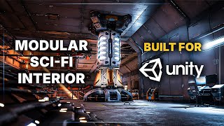 A Fully Modular Sci-Fi Interior (Unity and Unreal Asset Pack)