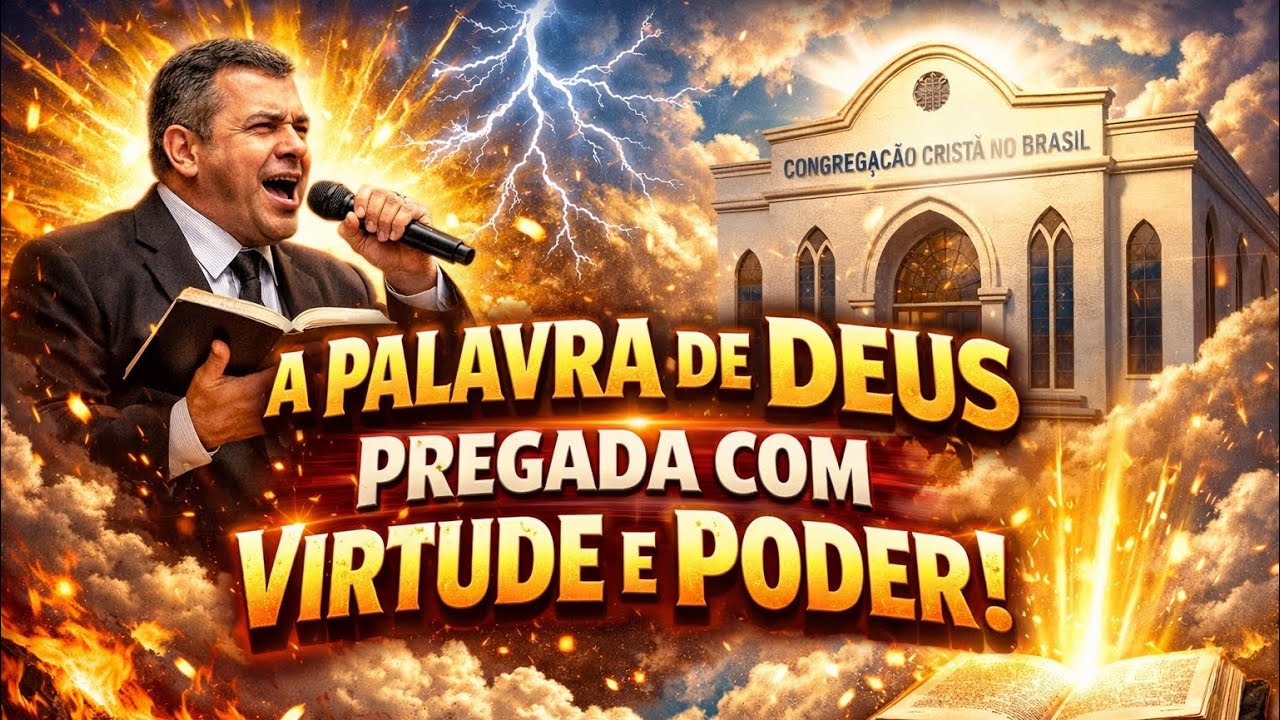 🕊️ Palavra que Conforta e Edifica | Pregação CCB 🔥