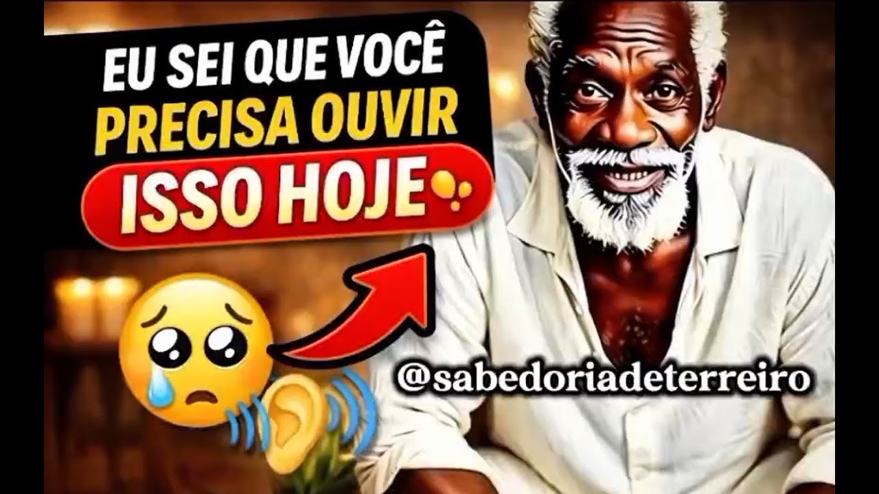 Eu sei que você precisa ouvir isso hoje...