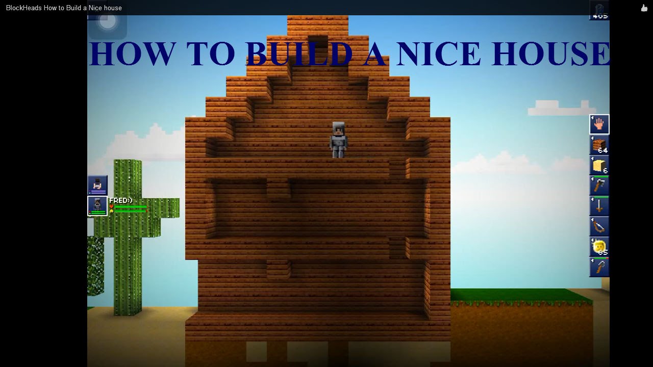 BlockHeads How to Build a Nice house - YouTube