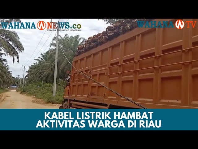 Kabel Listrik HambatAktivitas Warga Di Riau