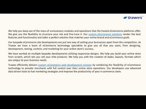 Custom Web Development | Trawex