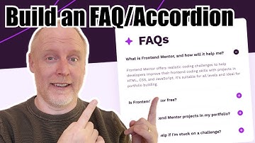 Build an FAQ/Accordion (Frontend Mentor)