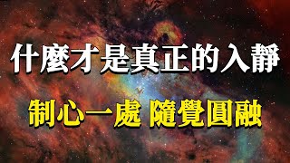 究竟什麼才是真正的入靜他可是你回歸內在、鏈接真我的第一步制心一處隨覺圓融#能量#業力 #宇宙 #精神 #提升 #靈魂 #財富 #認知覺醒 #修行