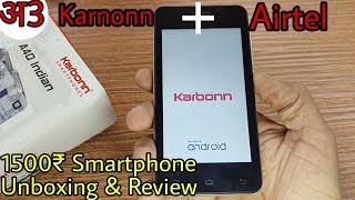 Karbonn A40 Indian Unboxing & Review