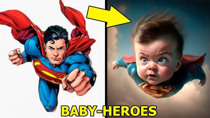 SUPERHEROES but BABIES 💥 All Characters (Marvel & DC) 