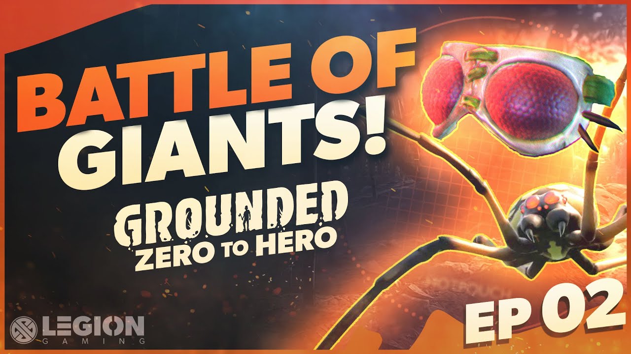 Battle Of Giants | Grounded - Zero To Hero EP02 | Surviving Woah Difficulty By Yourself