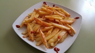 تحضير الفريت في الفرن صحي وسهل / Recette de Frites light au four