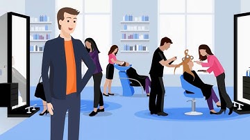 Salon service Explainer video