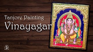 Tanjore Painting | Lord Ganesha | Quick Process Video