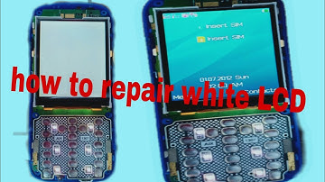 China Mobile White Display solution / How To Find Display Track 100% Tested Solution  /q mobile lcd