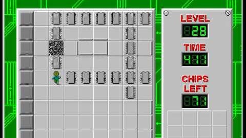 CCLP3 level 28 solution - 392 seconds