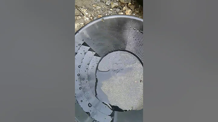 Gold test run on the Chiwawa river claims w/Sir509...