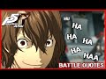 All Black Mask Akechi battle quotes - Persona 5 Royal