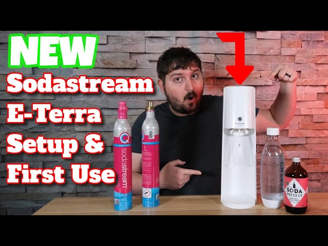 Sodastream E-terra Sparkling Water Maker With Co2 And Carbonating