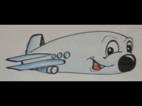 How to Draw a Plane for Kids - Easy Drawing + Arts for Kids .