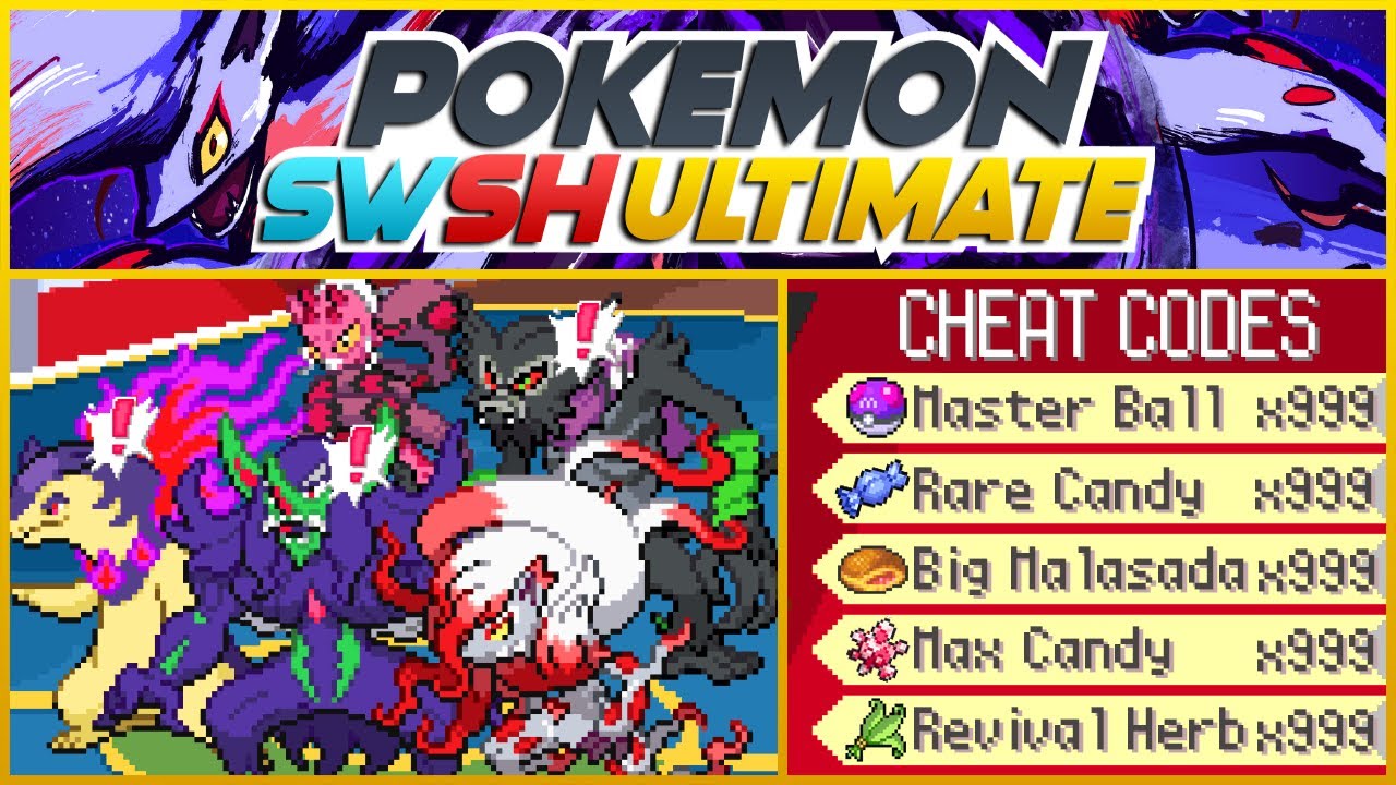 Pokemon Sword And Shield Ultimate Cheat Codes, Master Ball Cheat, Rare  Candy Cheat