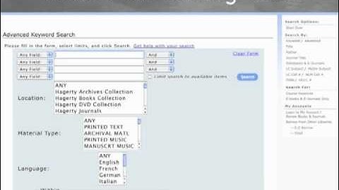 Drexel University Libraries Website Tutorial