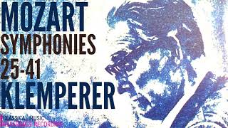 Mozart  Symphonies 2540,41 Jupiter, Paris, Prague, Linz, Haffner + P° (ref. rec.: Otto Klemperer)