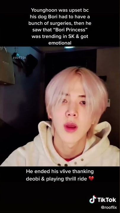 The Boyz Younghoon crying