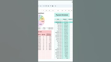 Debt Snowball Method Calculator Spreadsheet #spreadsheets #excel #spreadsheet #debtsnowballmethod
