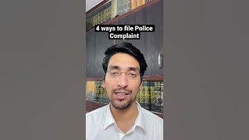 4 ways to File Police Complaint.           #law #lawyer #court #police #crime