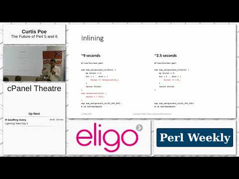 Day 3: cPanel Theatre: Curtis Poe - The Future of Perl 5 and 6