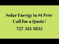 Solar Energy St Pete, Florida