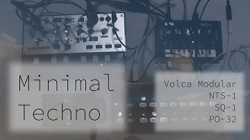minimal techno - KORG Volca Modular/NTS-1/SQ-1 + Pocket Operator PO-32