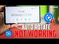 how to fix auto rotate not working on samsung | fix screen not rotating on samsung