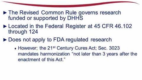 The Revised HHS Common Rule: What You Need to Know Now Trailer