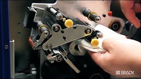 Brady Wraptor A6500 Wrap Printer Applicator | How to clean
