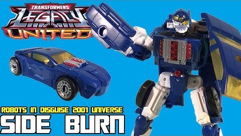 Robots In Disguise 2001 Universe Side Burn Review - Transformers Legacy United