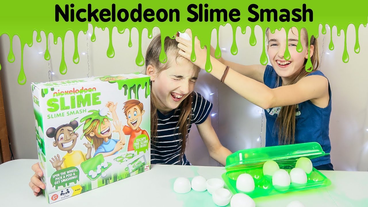 Nickelodeon Slime Smash Schleim Eier / Eierspiel Spiel / Partyspiel Gebu 