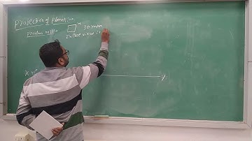 Projection of planes 11th problem Computer Aided Engineering Drawing, projection of planes BCEDK103