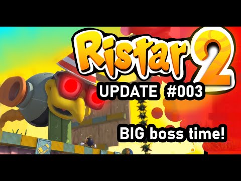 Ristar 2 Fangame (update #003) : New Ristar, facial expressions, enemies, combos, boss, and more!