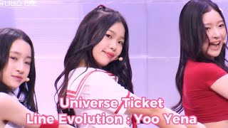 (Universe Ticket) Line Evolution : Yoo Yena