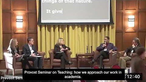 2022 Provost's Seminar on Teaching