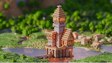 Minecraft : How to build Survival Medieval Ironstead Castle | Tutorial 🏡