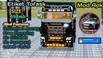 Update! Etiket Tofask  Mod Apk | Unlimited Money 💰 |No Password | Latest v3.2.5